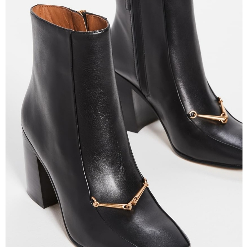 Tory Burch Equestrian Link 85mm Ankle Bootie
